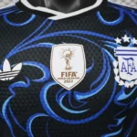 Segunda Jugadores Camiseta Argentina 2026 Negro Purpura