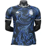 Segunda Jugadores Camiseta Argentina 2026 Negro Purpura