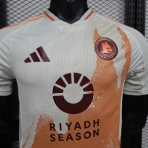 AS Roma Camiseta Edición Jugadores 2024 2025 Segunda Blanca - Camiseta As Roma | tiendasdefutboles