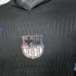 Segunda Jugadores Camiseta Barcelona 2024 2025 Negro I Rojo