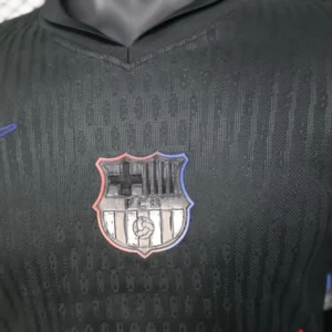 FC Barcelona Camiseta Edición Jugadores 2024 2025 Segunda Negra - Camiseta Barcelona | tiendasdefutboles