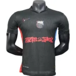 FC Barcelona Camiseta Edición Jugadores 2024 2025 Segunda Negra - Camiseta Barcelona | tiendasdefutboles