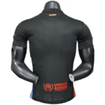Segunda Jugadores Camiseta Barcelona 2024 2025 Negro I Rojo