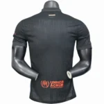 Segunda Jugadores Camiseta Barcelona 2024 2025 Negro Rojo