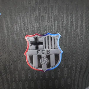 FC Barcelona Camiseta Edición Jugadores 2024 2025 Segunda Negra - Camiseta Barcelona | tiendasdefutboles