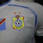Segunda Jugadores Camiseta Congo 2026 Blanco Azul