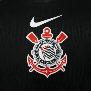 Corinthians Paulista Camiseta Edición Jugadores 2025 2026 Segunda Negra | tiendasdefutboles