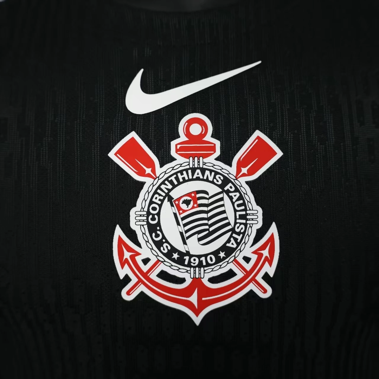 Corinthians Paulista Camiseta Edición Jugadores 2025 2026 Segunda Negra | tiendasdefutboles