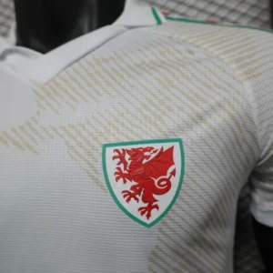 Gales Camiseta Edición Jugadores 2026 Segunda Blanca - Camiseta Gales Rugby | tiendasdefutboles