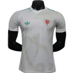 Gales Camiseta Edición Jugadores 2026 Segunda Blanca - Camiseta Gales Rugby | tiendasdefutboles