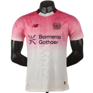 Bayer 04 Leverkusen Camiseta Edición Jugadores 2025 2026 Segunda Rosa - Camiseta Bayer 04 Leverkusen | tiendasdefutboles