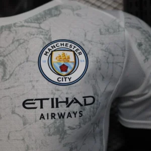 Manchester City Camiseta Edición Jugadores 2025 2026 Segunda Blanca - Camiseta Manchester City | tiendasdefutboles