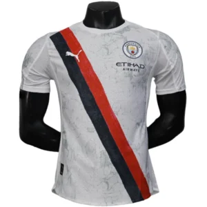 Manchester City Camiseta Edición Jugadores 2025 2026 Segunda Blanca - Camiseta Manchester City | tiendasdefutboles