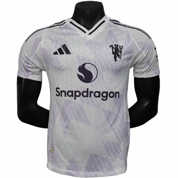 Segunda Jugadores Camiseta Manchester United 2025 2026 Blanco Manchester United Camiseta Edición Jugadores 2025 2026 Segunda Blanca - Camiseta Manchester United | tiendasdefutboles