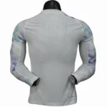 Segunda Jugadores Camiseta Manga Larga Inter Milán 2025 2026 Blanco