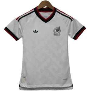 México Mujer Camiseta Edición Jugadores 2026 Segunda Blanca - Camiseta México Mujer | tiendasdefutboles