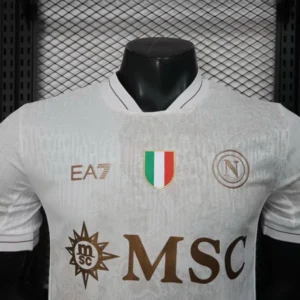 SSC Napoli Camiseta Edición Jugadores 2025 2026 Segunda Amarilla - Camiseta Serie A SSC Napoli | tiendasdefutboles