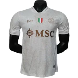 SSC Napoli Camiseta Edición Jugadores 2025 2026 Segunda Amarilla - Camiseta Serie A SSC Napoli | tiendasdefutboles