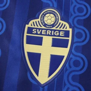Suecia Camiseta Edición Jugadores 2026 Segunda Azul - Camiseta Viva Suecia | tiendasdefutboles
