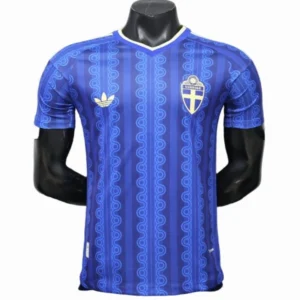 Suecia Camiseta Edición Jugadores 2026 Segunda Azul - Camiseta Viva Suecia | tiendasdefutboles