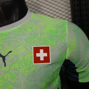 Suiza Camiseta Edición Jugadores 2026 Segunda Verde - Camiseta Suiza Mundial 2026 | tiendasdefutboles
