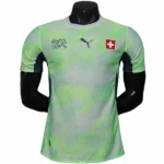 Suiza Camiseta Edición Jugadores 2026 Segunda Verde - Camiseta Suiza Mundial 2026 | tiendasdefutboles