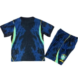 Brasil Niños Conjunto Edición Jugadores 2026 Segunda Azul - Equipacion Brasil Niños | tiendasdefutboles