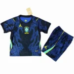 Brasil Niños Conjunto Edición Jugadores 2026 Segunda Azul - Equipacion Brasil Niños | tiendasdefutboles