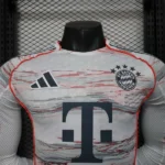 Segunda Jugadores Manga Larga Bayern Múnich 2025 2026 Blanco