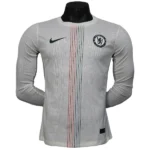 Segunda Jugadores Manga Larga Chelsea 2025 2026 Amarillo Blanco