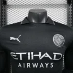 Segunda Jugadores Manga Larga Manchester City 2025 2026 Negro