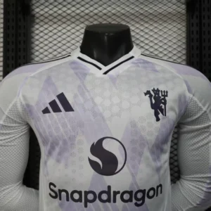 Manchester United Camiseta Edición Jugadores 2025 2026 Segunda Blanca - Camiseta Manchester United | tiendasdefutboles