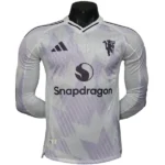 Segunda Jugadores Manga Larga Manchester United 2025 2026 Blanco