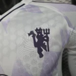 Segunda Jugadores Manga Larga Manchester United 2025 2026 Blanco