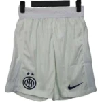 Inter Milán Pantalones Edición Jugadores 2025 2026 Segunda Blanco - Pantaloncini Inter Milán | tiendasdefutboles