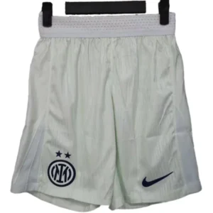 Inter Milán Pantalones Edición Jugadores 2025 2026 Segunda Blanco - Pantaloncini Inter Milán | tiendasdefutboles