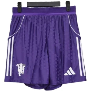 Manchester United Pantalones Edición Jugadores 2025 2026 Segunda Púrpura - Maglia Manchester United | tiendasdefutboles