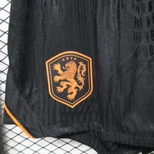 Países Bajos Pantalones Edición Jugadores 2026 Segunda Negro - Pantalón Países Bajos | tiendasdefutboles