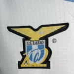 Segunda Manga Larga Lazio Retro 1998 2000 Blanco