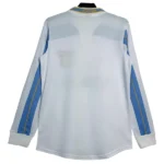 Segunda Manga Larga Lazio Retro 1998 2000 Blanco