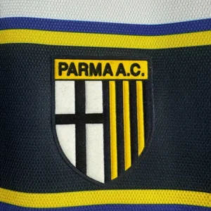 Parma Camiseta 2002 2003 Segunda Blanca - Camiseta Real Madrid Parmalat | tiendasdefutboles