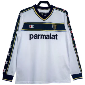 Parma Camiseta 2002 2003 Segunda Blanca - Camiseta Real Madrid Parmalat | tiendasdefutboles