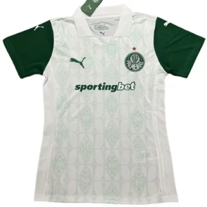 SE Palmeiras Mujer Camiseta 2025 2026 Segunda Blanca - Camisetas De Futbol Personalizadas | tiendasdefutboles