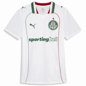 SE Palmeiras Mujer Camiseta 2026 2027 Segunda Blanca - Camisetas De Futbol Personalizadas | tiendasdefutboles