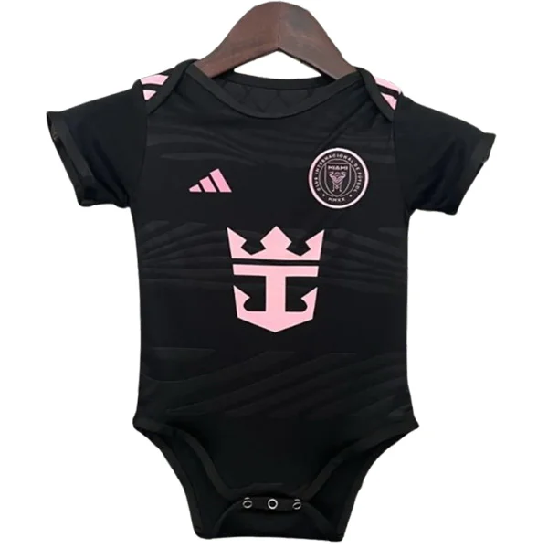 Segunda Onesies Niños Inter Miami 2024 2025 Negro Inter Miami Niños Camiseta 2024 2025 Segunda Negra - Camiseta Inter Miami Niños | tiendasdefutboles