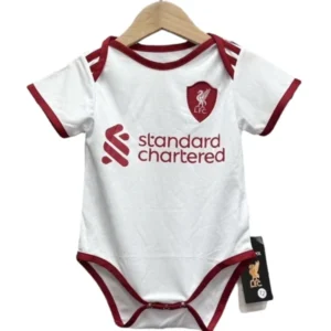 Liverpool Niños Camiseta 2025 2026 Segunda Blanca - Camiseta Liverpool Niños | tiendasdefutboles