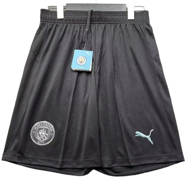 Segunda Pantalones Manchester City 2025 2026 Negro Manchester City Pantalones 2025 2026 Segunda Negro - Maglia Manchester City | tiendasdefutboles