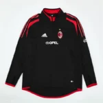 Sudadera Entrenamiento AC Milan 2004 2005 Negro