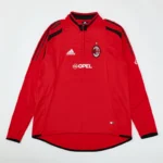 Sudadera Entrenamiento AC Milan 2004 2005 Rojo