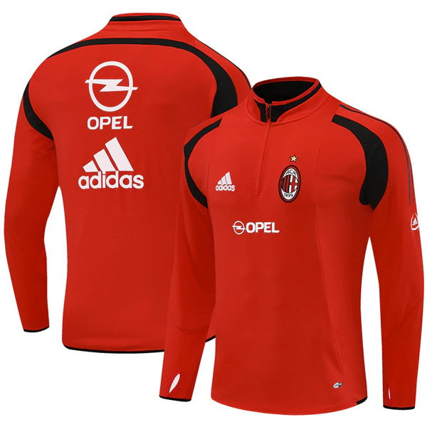 Sudadera Entrenamiento AC Milan 2004 2005 Rojo AC Milan Chándal 2004 2005 Rojo - Maglia Ac Milan | tiendasdefutboles